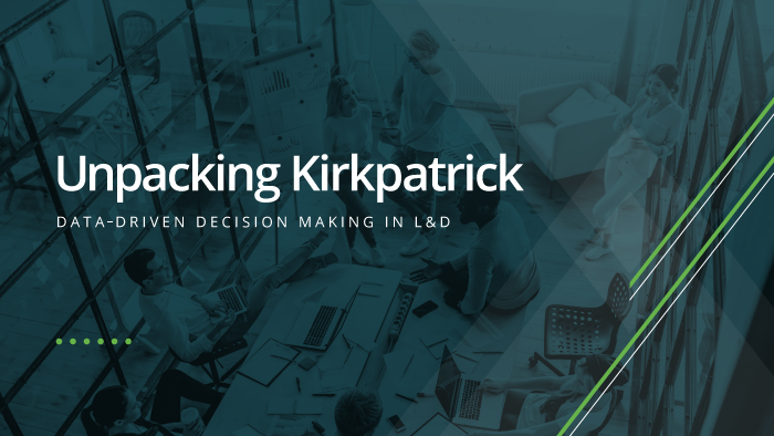 解压缩KirkPatrick：L＆D中的数据驱动决策